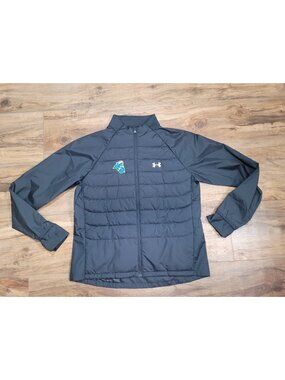Under Armour Coastal Carolina Football Black Full Zip Jacket Women's Size L